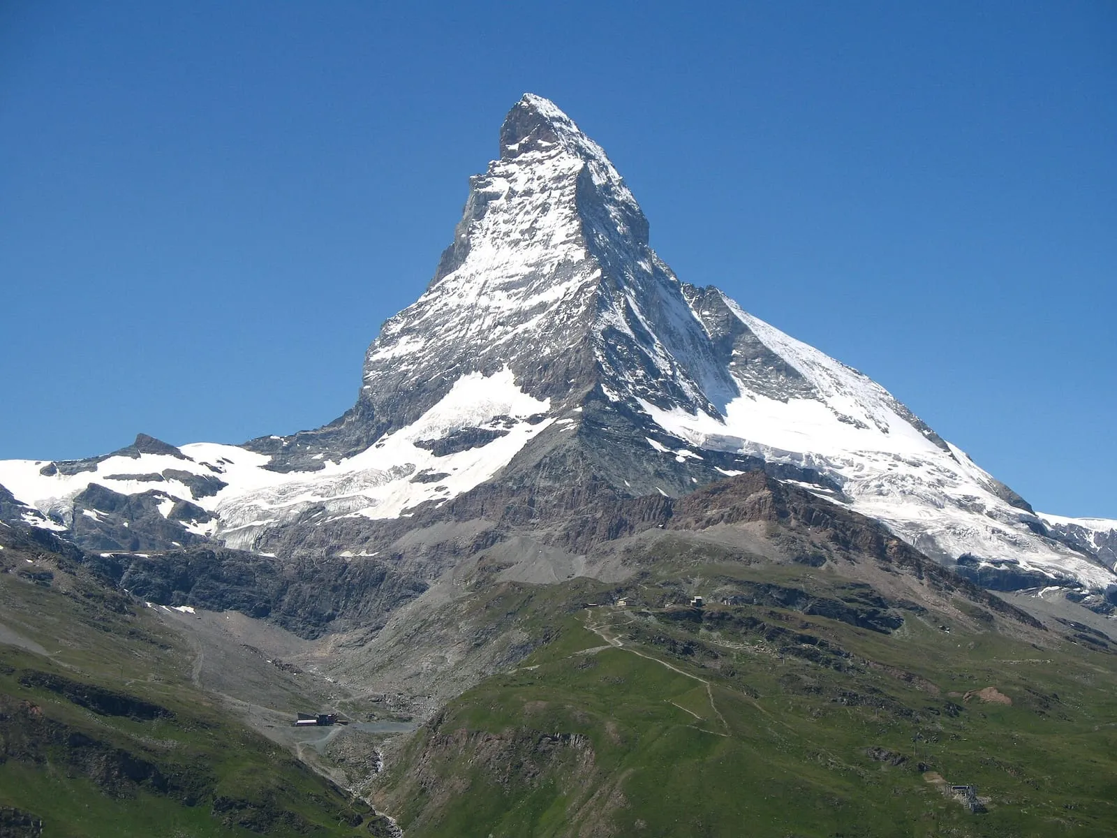 O Matterhorn visto do trem do Gornergrat
